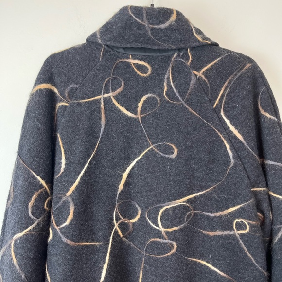 Mycra Pac One Reversible Coat Wool Blend Relaxed Size S/M - Picture 15 of 16